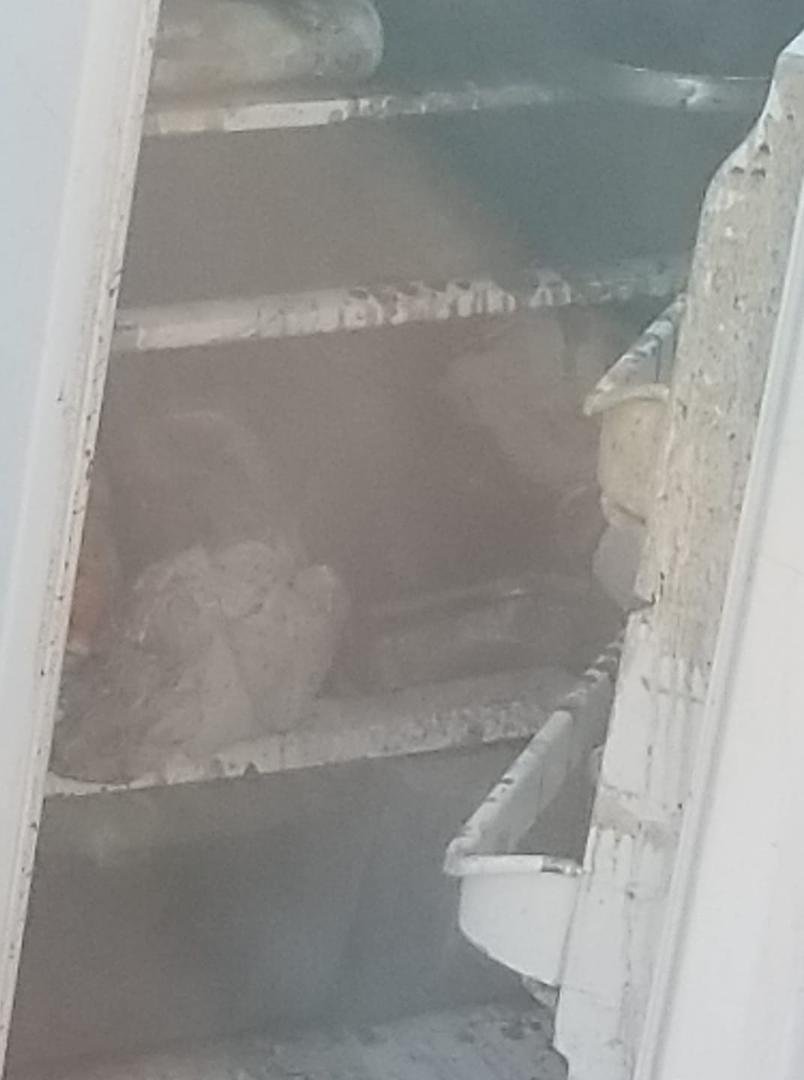 My landlords idea of an eviction notice. Placing this right next to my mothers bedroom window.