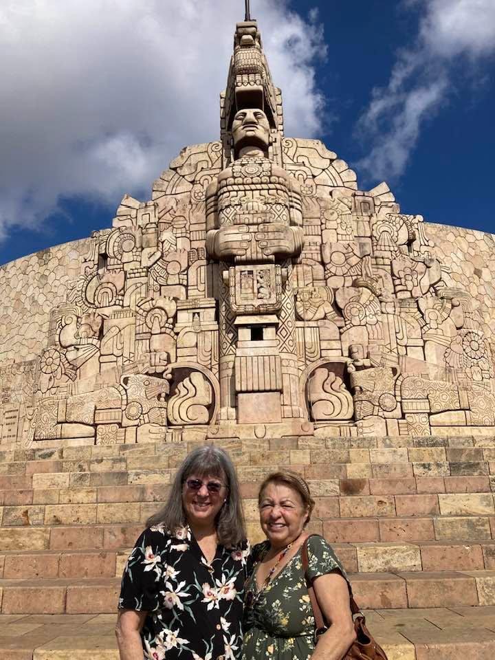 Mayan history with Magali and Shelia in Yucatán!