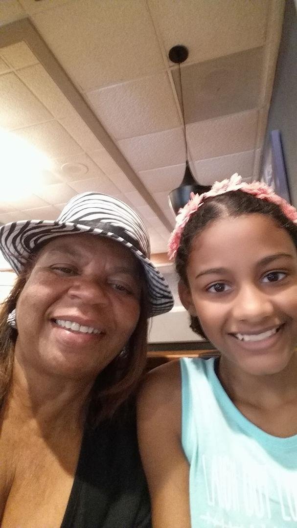 MY CUP Cake Caela And I Enjoying An Outing .I Love This Little Girl.