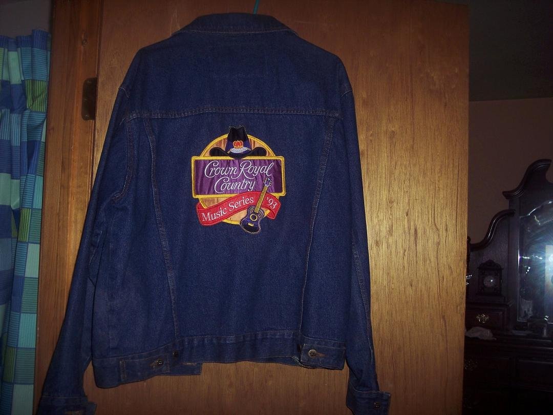 For Sale 1993 Crown Royal Country Music Tour Jacket. $150.00 I am original owner. Like new.