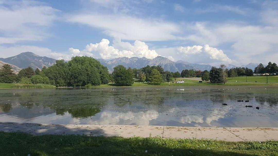 Another view of Mt. Olympus from Sugar House Park.
Took this picture, few weeks ago.
