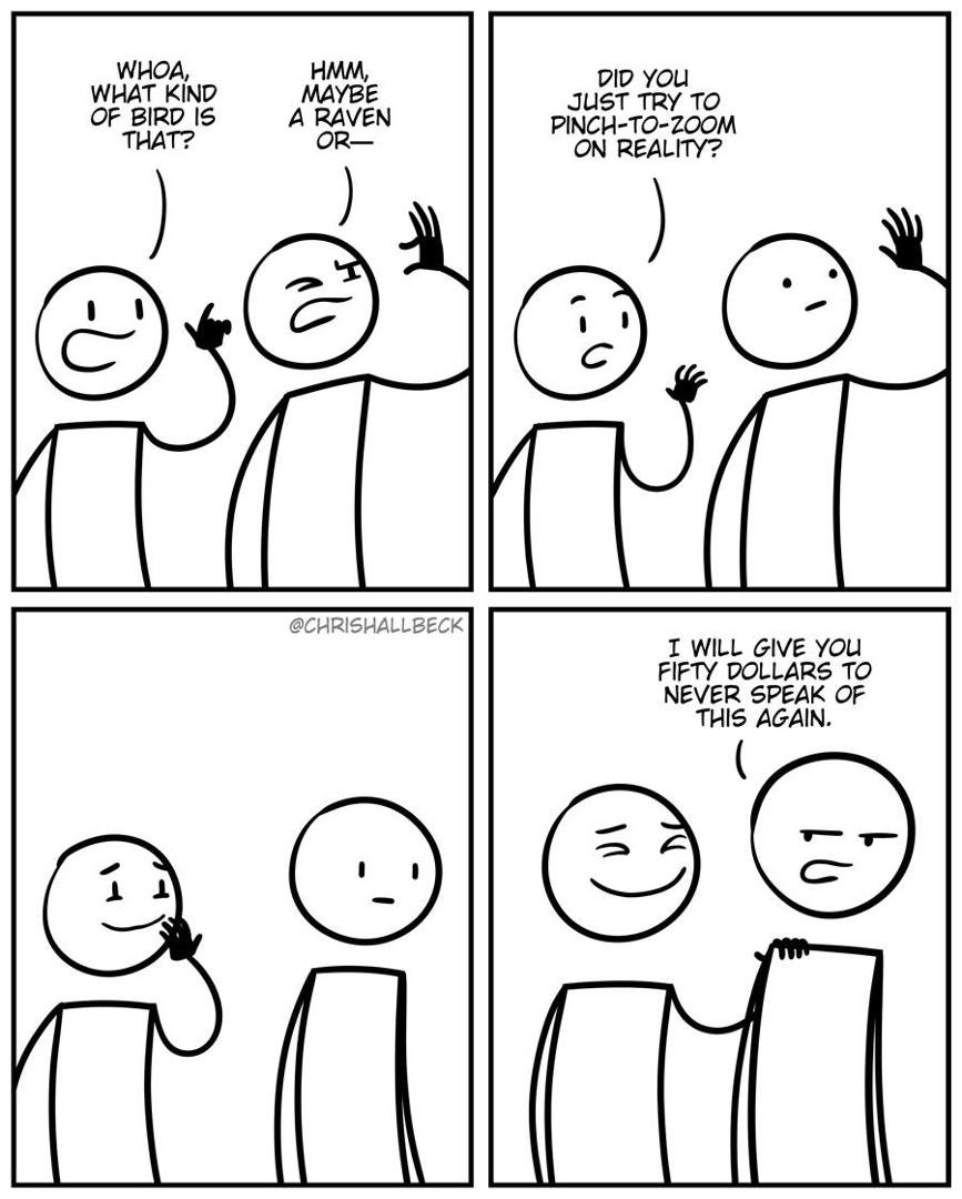 But, I'm sure, nobody has ever done that before. Right?