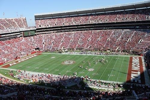 Bryant-Denny Football Stadium on Spring A-Day game.