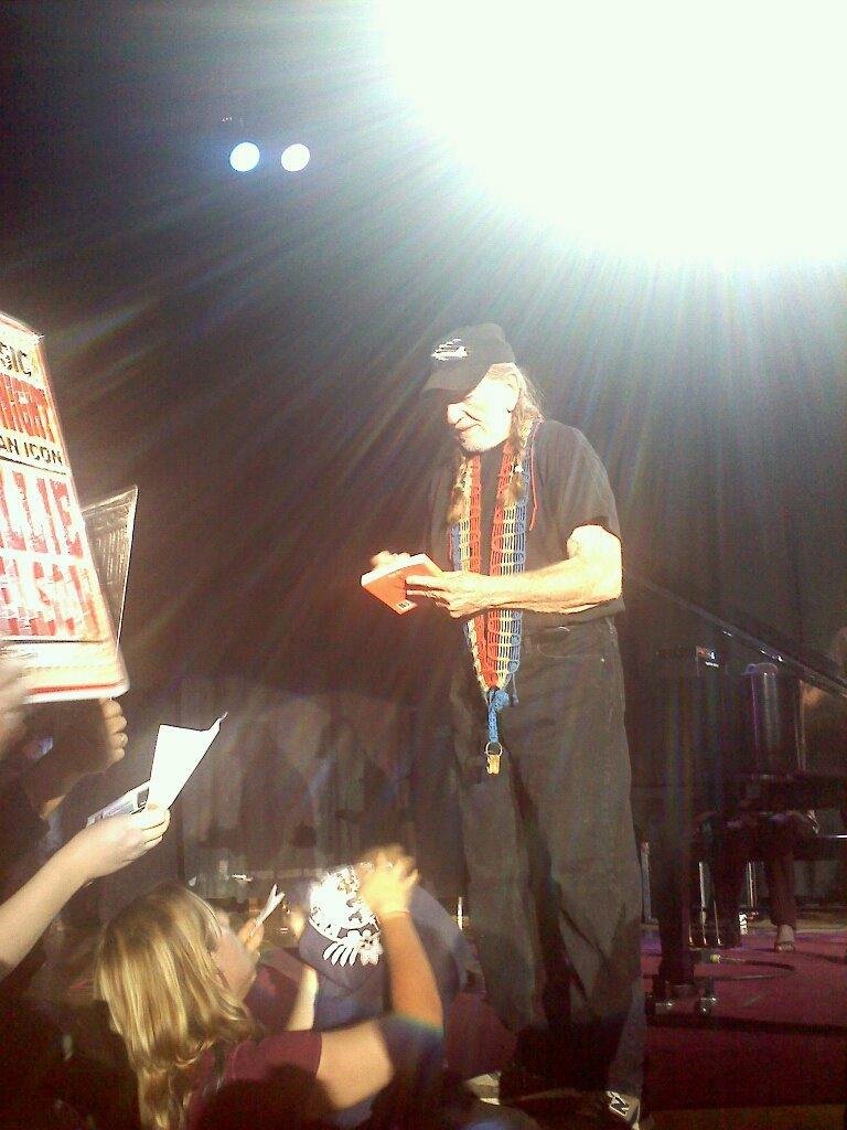@ Tucson, 2nd row seats for Willie Nelson!