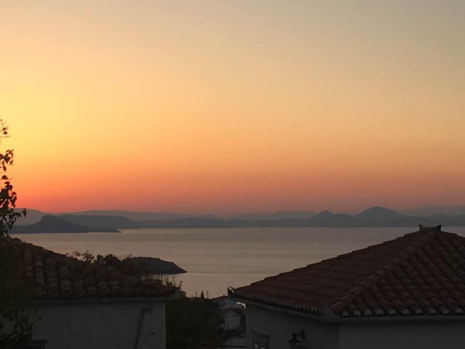 The view from our living room window, on the Greek island of Hydra. Nearing the end of a 35 day trip through Italy & Greece . Hal