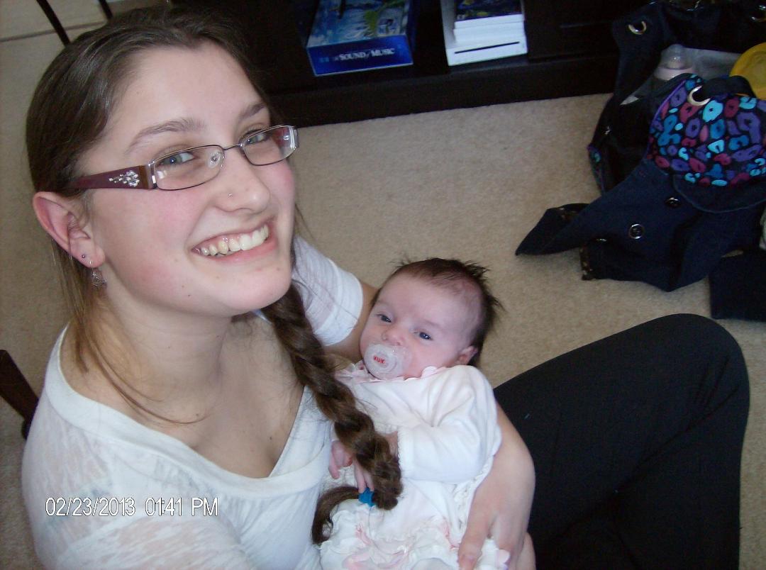 Natasha Maskell and Olivia at Katie Maskell's Baby Shower