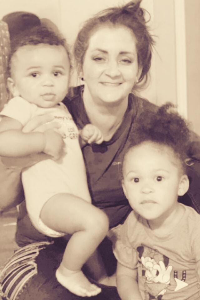 My grandbabies 💚💛💜💙