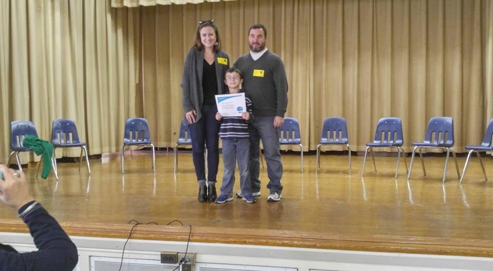 Nathan in Henrico spelling bee. Pray. M