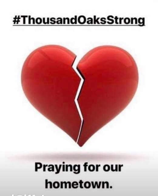 So scary and sad. An awful few days in THOUSAND Oaks.