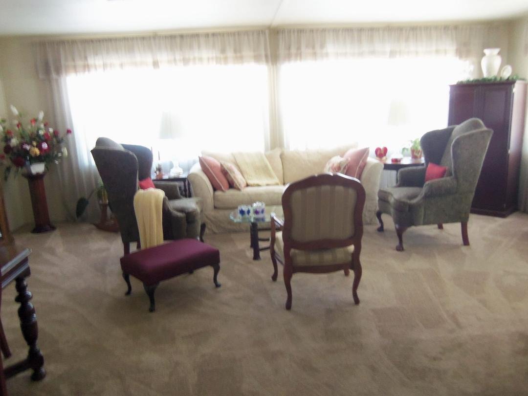 I just got two very large, comfy wing chairs for my living room. The best part? They once belonged to Clark Gable! How’s that for some history?