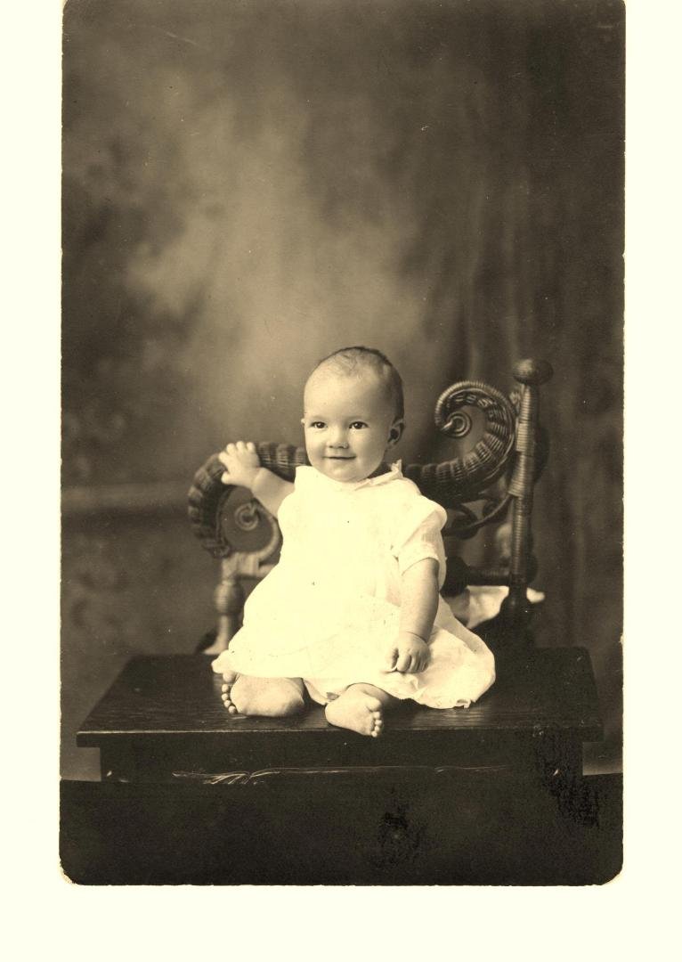 Don Cunningham's Dad at 1 year old.