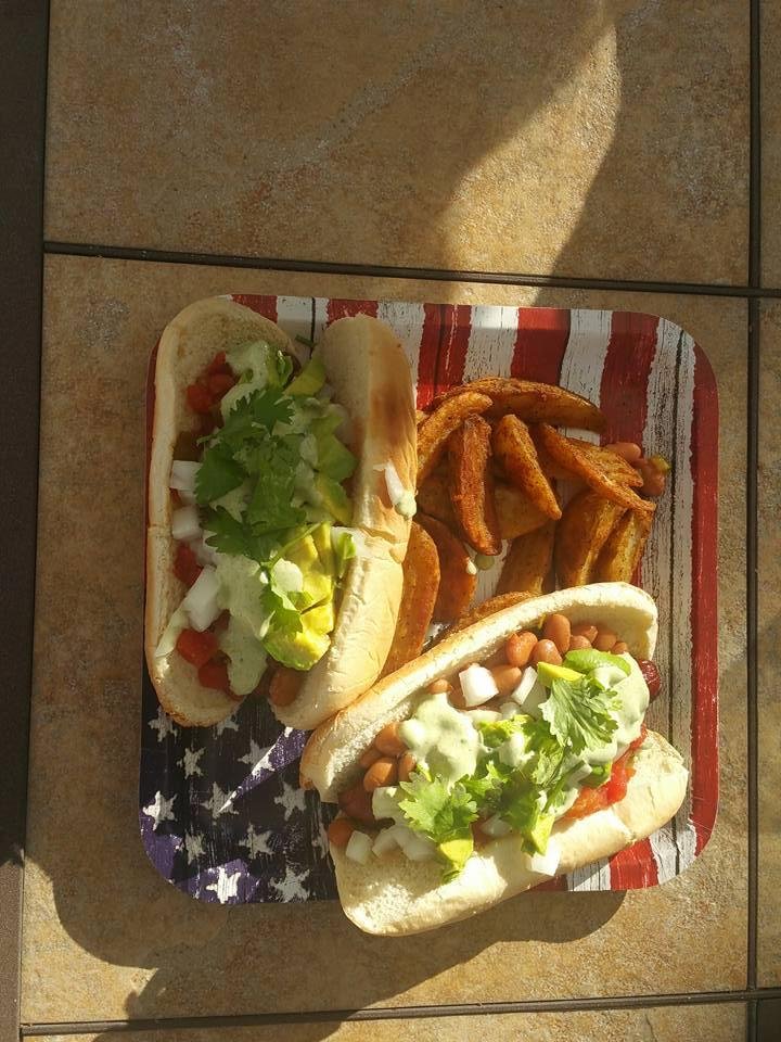 My salute to America and California with food-Sonoran Hot Dogs!