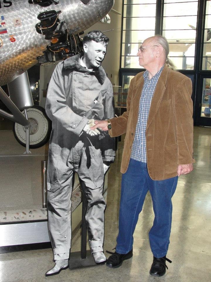 Meeting with Charles Lindberg in San Diego.