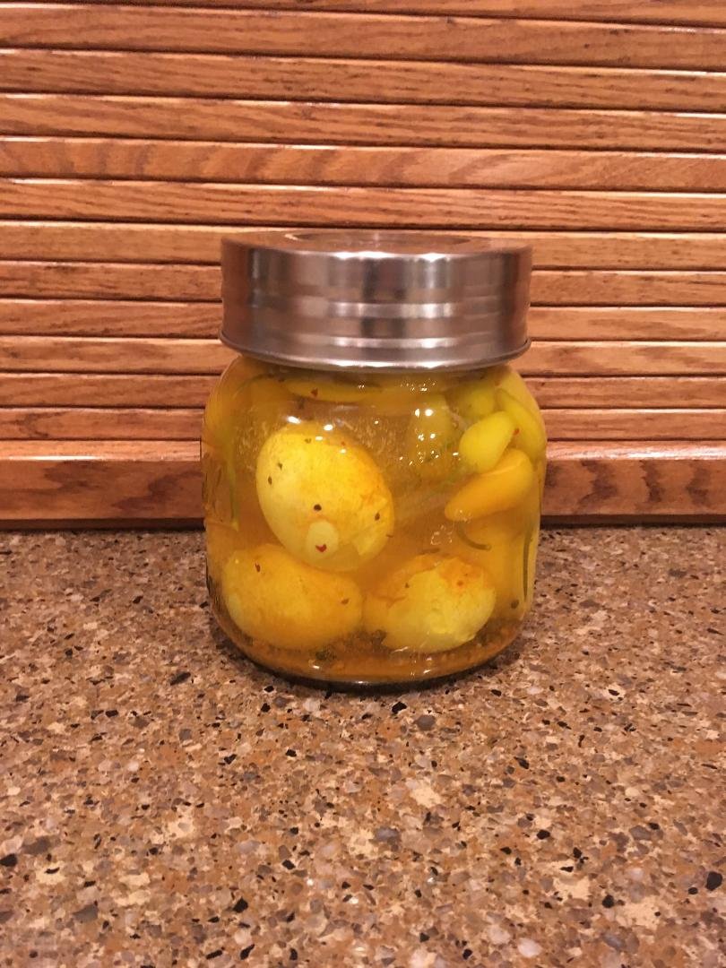 Fresh batch of Joe Jost's Pickled Eggs! Yum Yum