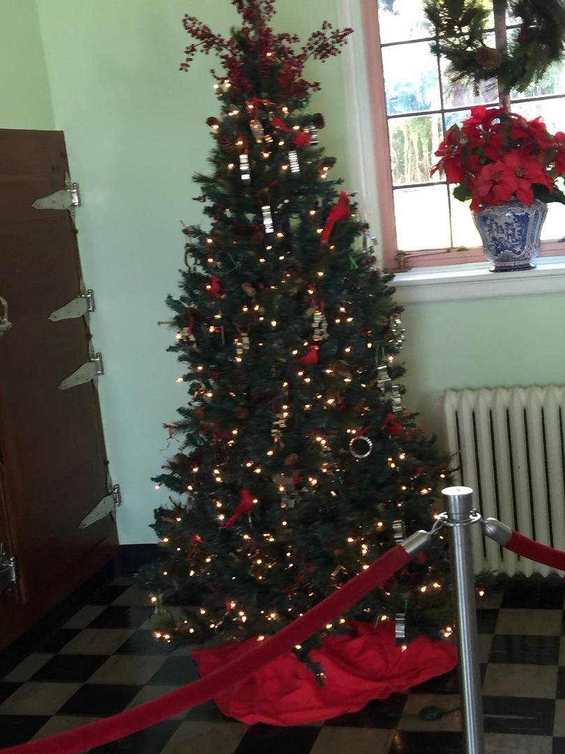 Holiday decor at Ringling Mansion in Sarasota