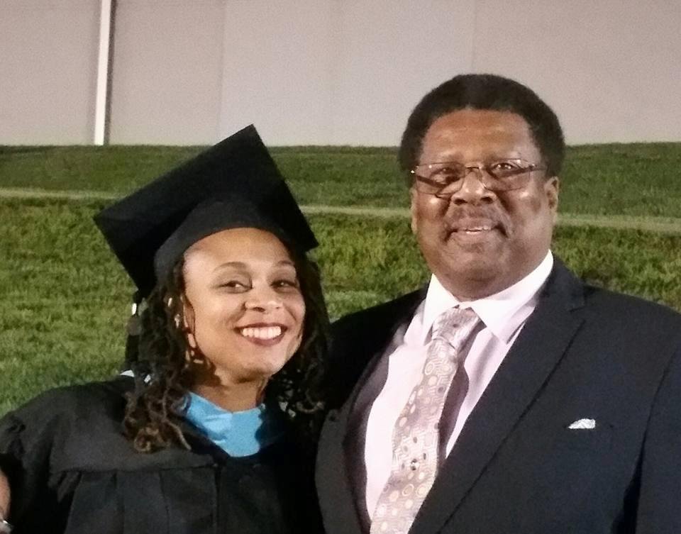 My daughter Jacqueline Waters graduated with a master's in teaching from Missouri Baptist University. I am so proud of her accomplishments.