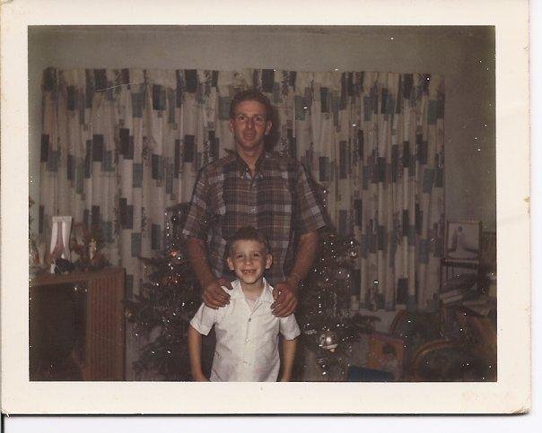 Rich and Rod at my folks house. Rod was 6
