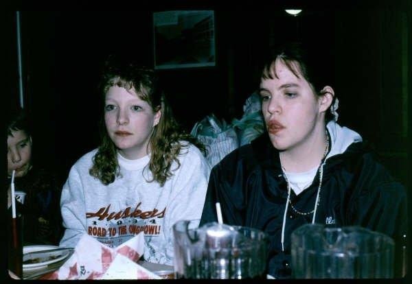 Something tells me these two aren't happy about spending time wherever they're at.