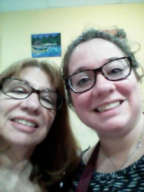 Having fun with Laura