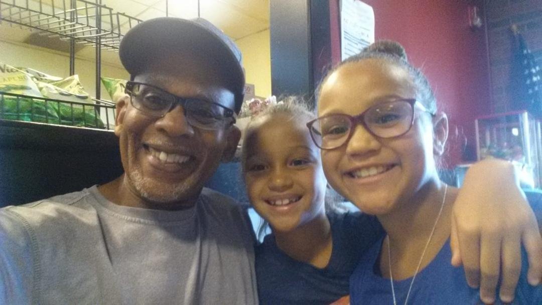 Spending some precious moments with my two beautiful nieces from Arizona.