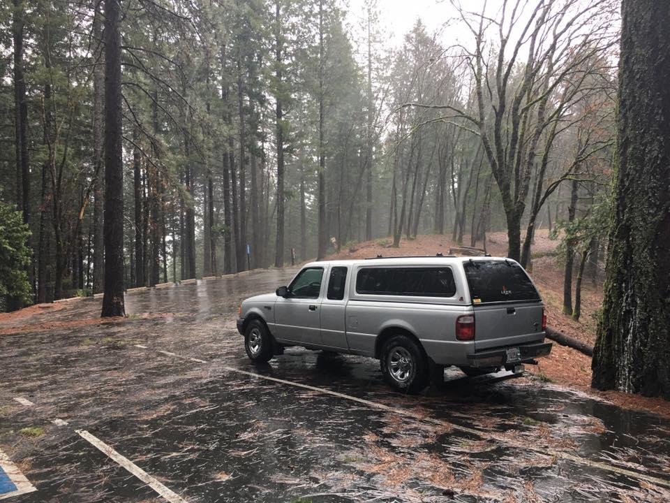 I took the Silver Bullet up to Castle Crags today to check on the lake and rivers.
The rivers are churning, and the lake is full. Back to you.