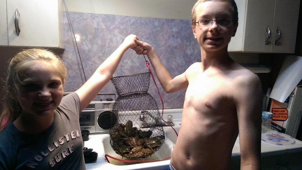 Had a great time froggin with the kids last nite...Was fruitful!!!