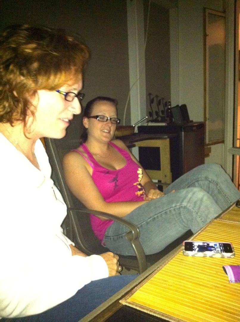 Sitting in the dark on a great Kamloops evening!!!!
