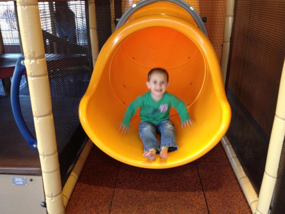 Having fun with grandma