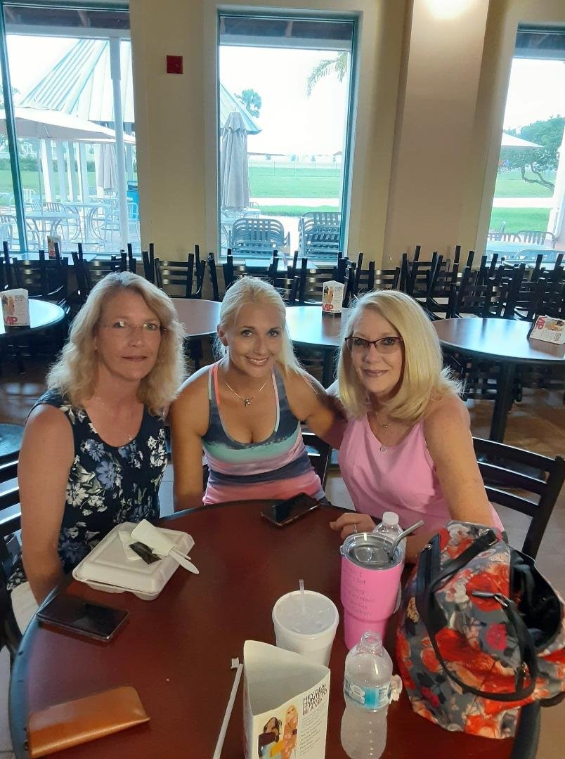 With My Three Blondes in Sarasota Fla.!