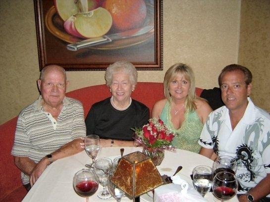My Uncle Jess, Aunt Audrey,their daughter Marla and her friend not sure when it was taken
