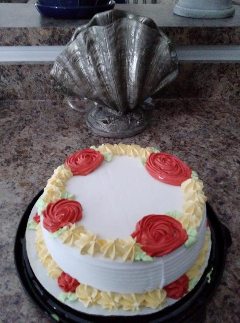 Dairy Queen by Tanger Outlets on 501 gave us this icecream cake for our 40th anniversary! So nice and what a surprise after ordering 2 blizzards! Thank you!