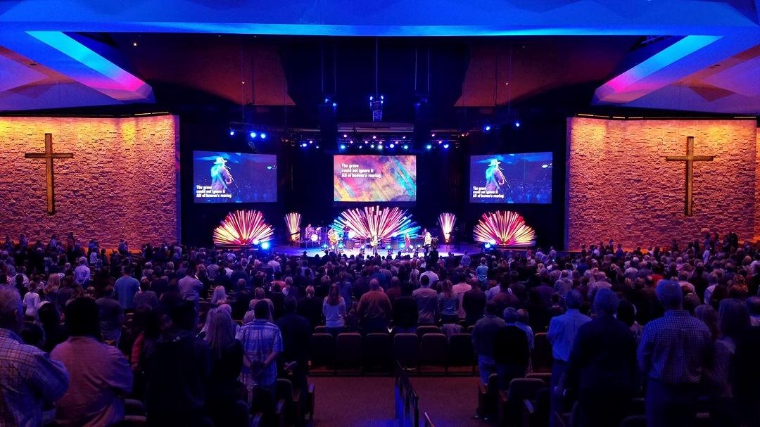 A Texas sized Sunday morning at Lake Pointe.