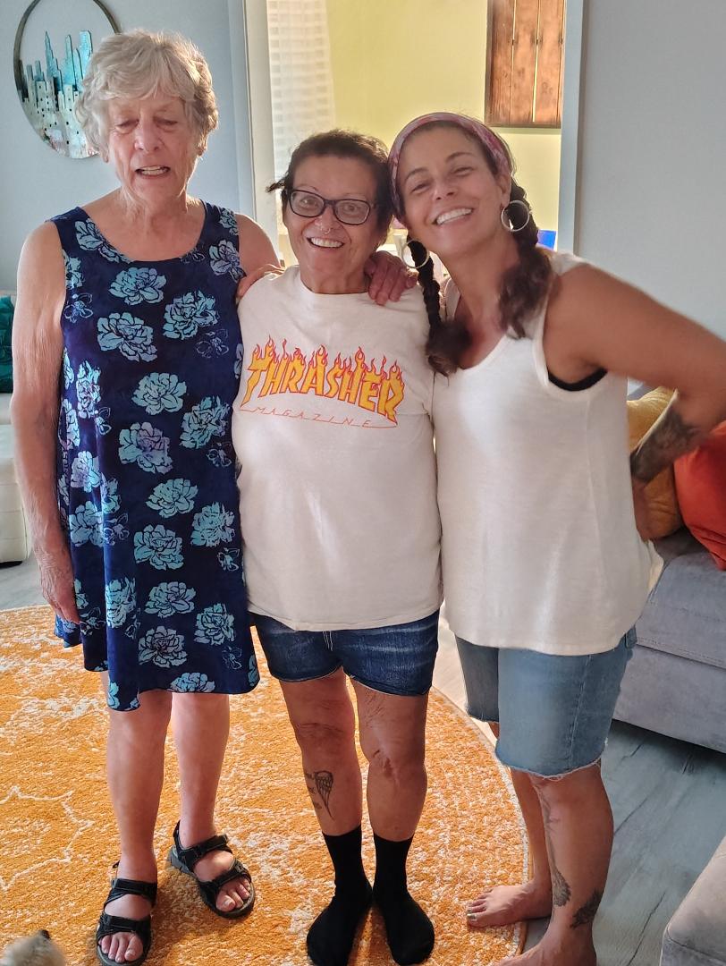 Margie me and donna