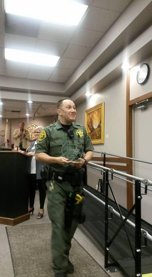 Are San Juan Deputy of the year you're on Facebook now
