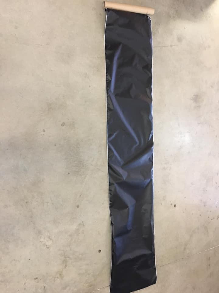 I have six of these banners that when you are done with them you just roll them back up.   Use regular chalk to welcome home anyone graduation and birthdays I have 8 of these.