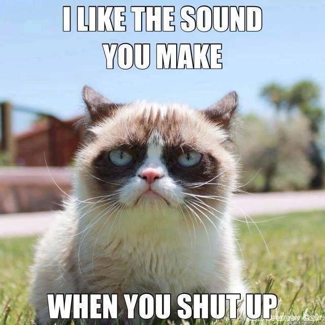 There are some times that this is the only appropriate thing to say !!!!! LOL