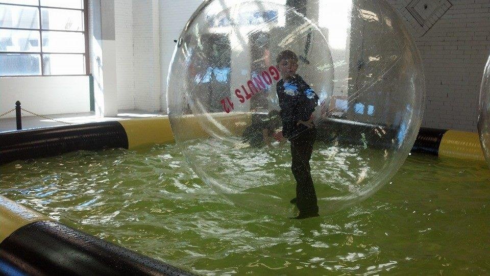 Hamster ball fun @ the Rocky Mountain Horse Expo.