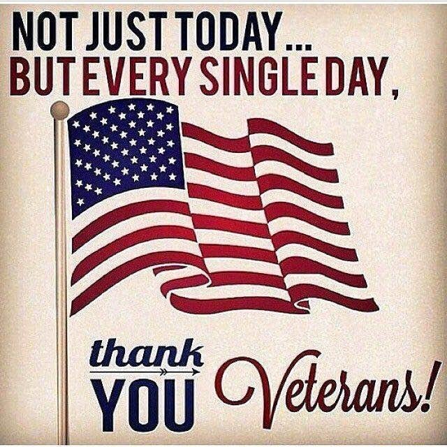 A very special thank you to all our veterans past and present that has served our country and given me my freedom. Many have given their ultimate sacrifice, their life. I'm sorry for all the hatred still going on in our co