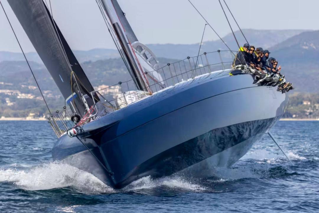 the innovative S/Y Magic Carpet e.
The fourth in a series of racing yachts all named Magic Carpet, this sleek 30m yacht was launched a couple of months ago from Persico Marine in Italy. Boasting a hybrid system, a tilting