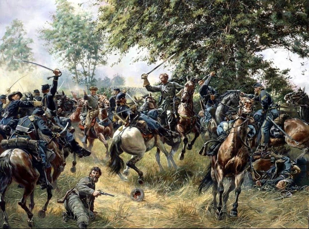 On 9 June 1863.
As Robert E. Lee's Army of Northern Virginia started moving northward (a move that would eventually end at Gettysburg, PA), General J.E.B. Stuart was tasked to use the Confederate cavalry to screen this mov