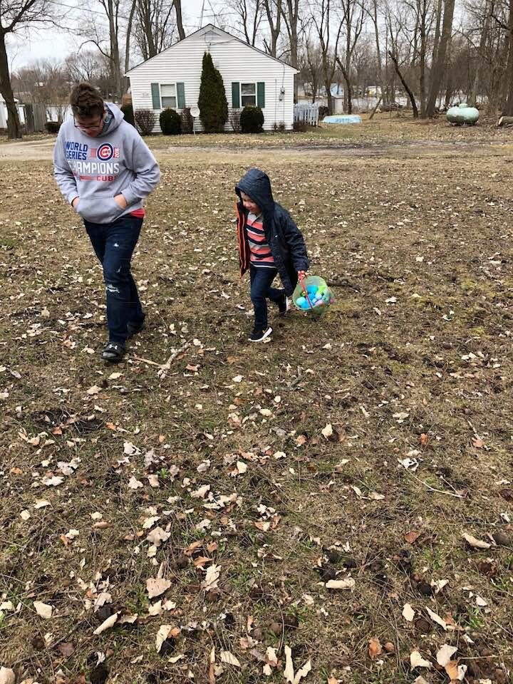 Cash finding his eggs🐣