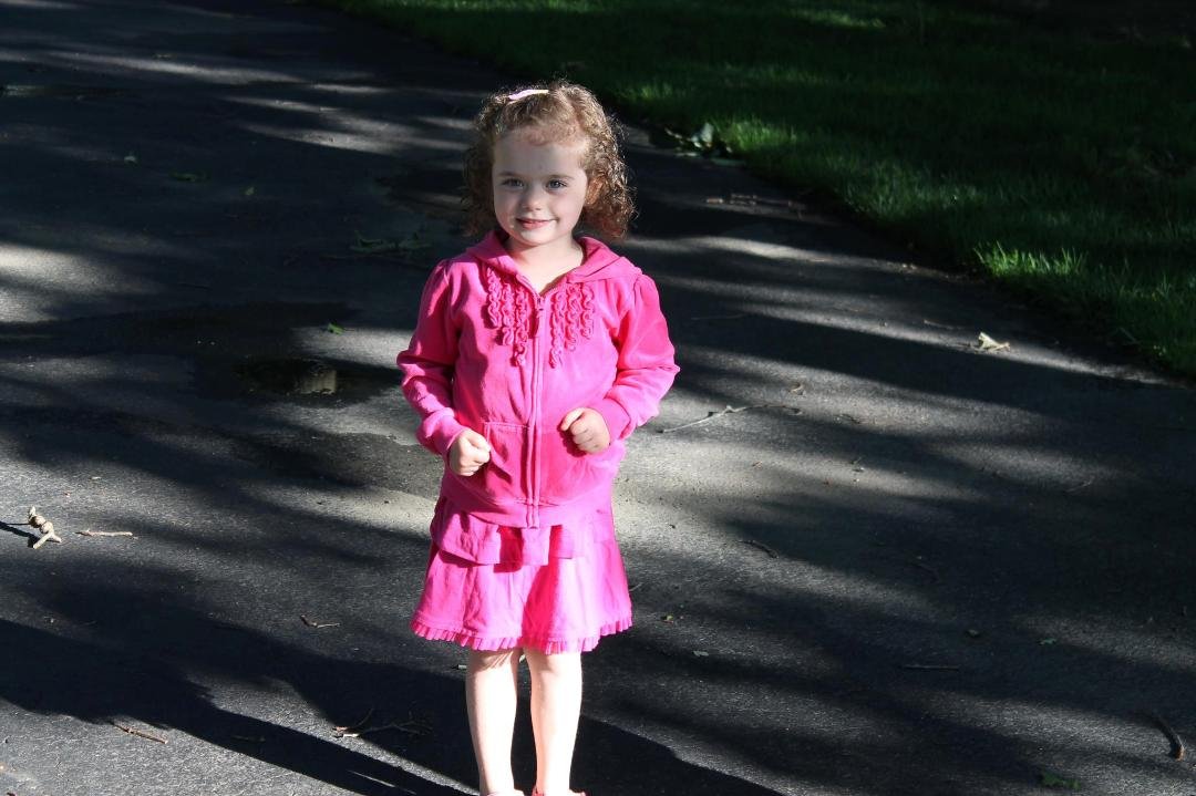 Our preschool graduate.