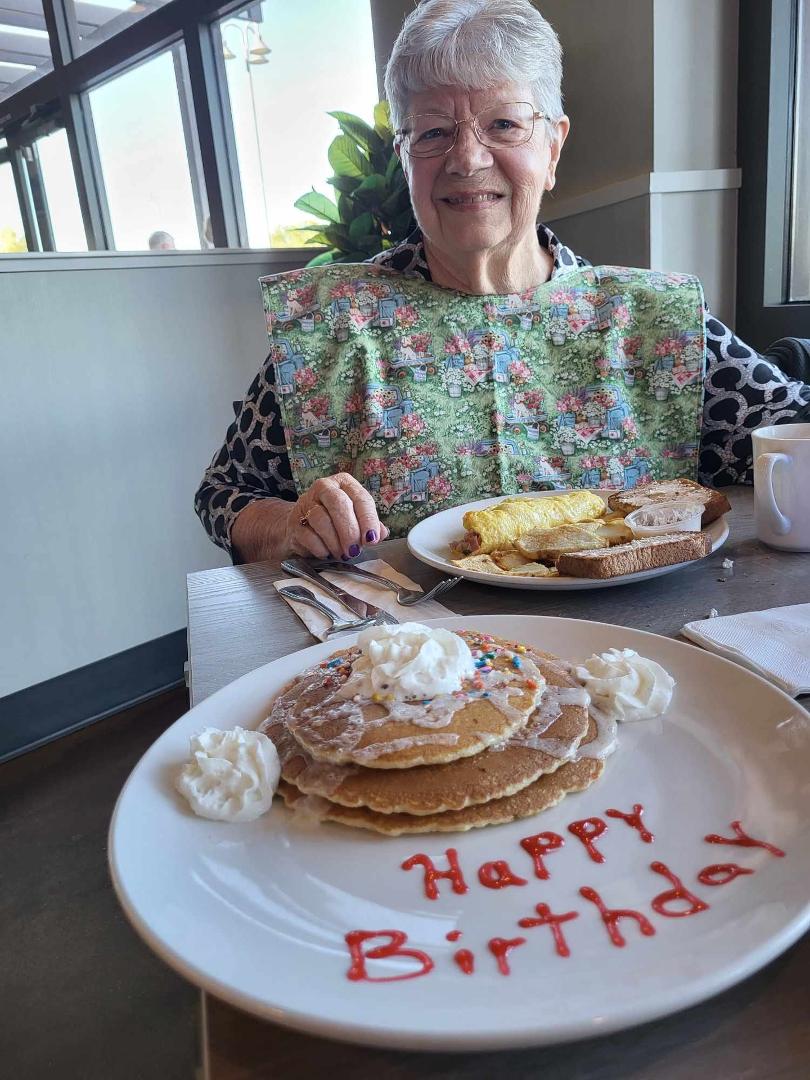"Happy Birthday to me!"