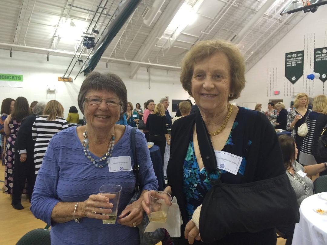 Jane Hoffmaster Puletz with Dorothy Fitzpatrick VanAlystn at SMA reunion