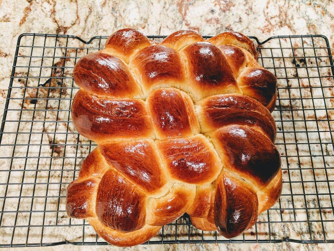 Couldn't resist this olive oil challah recipe for a special family dinner.