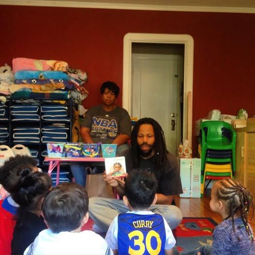 so proud of my son who, in spite of his busy schedule, makes time to "give back."