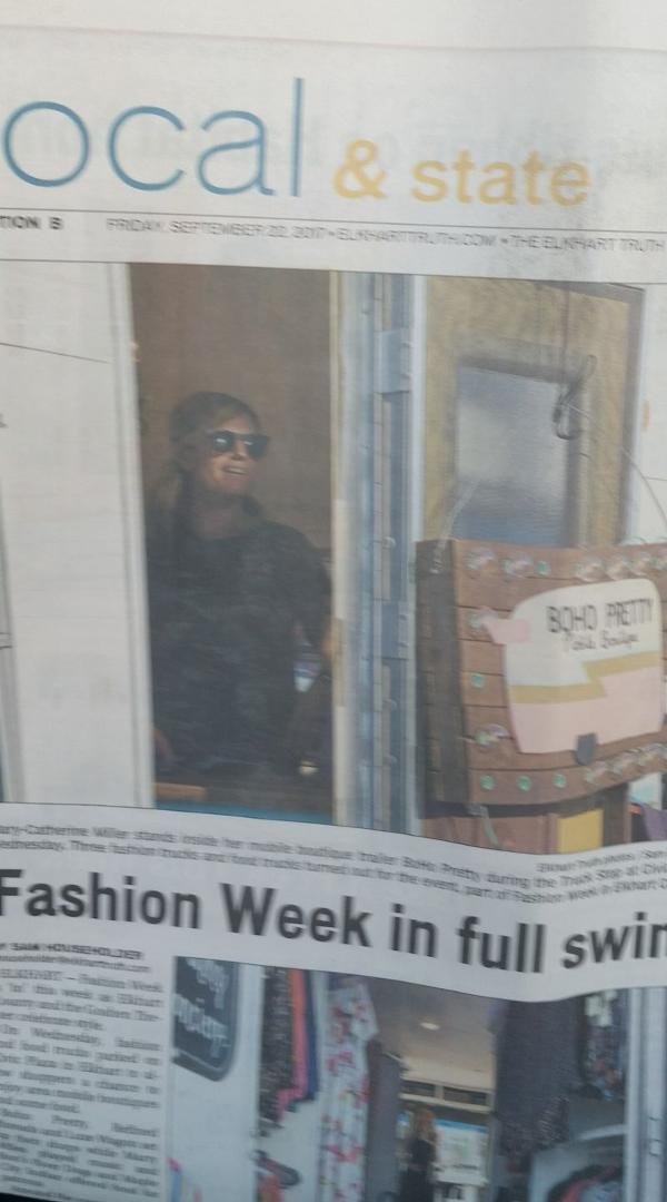 Congrats MC....nice picture for Fashion Week kick off!