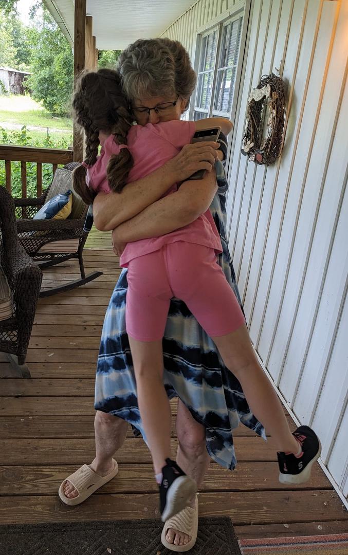 Won't be pick up hugging Sunshine girl much longer! So many precious memories this week with the grands.