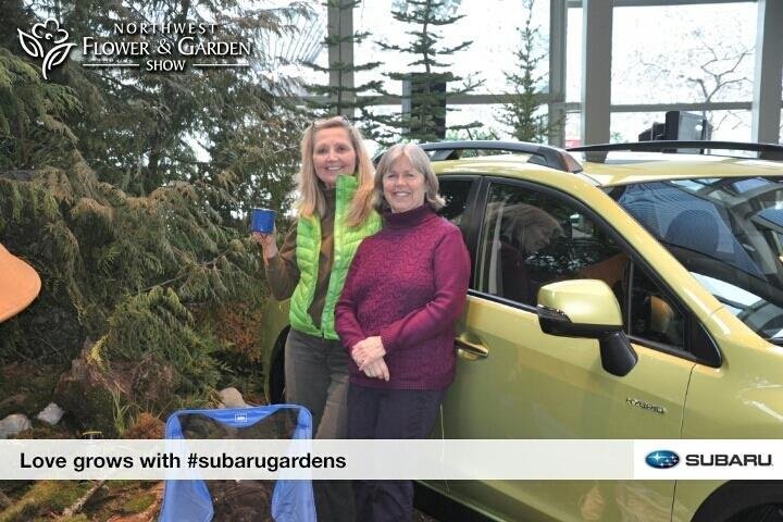 Enjoying the Northwest Flower and Garden Show! Check out http://tgkst.co/i/ht/Ui13na.0.xf Love grows with #subarugardens #subaruhybrid