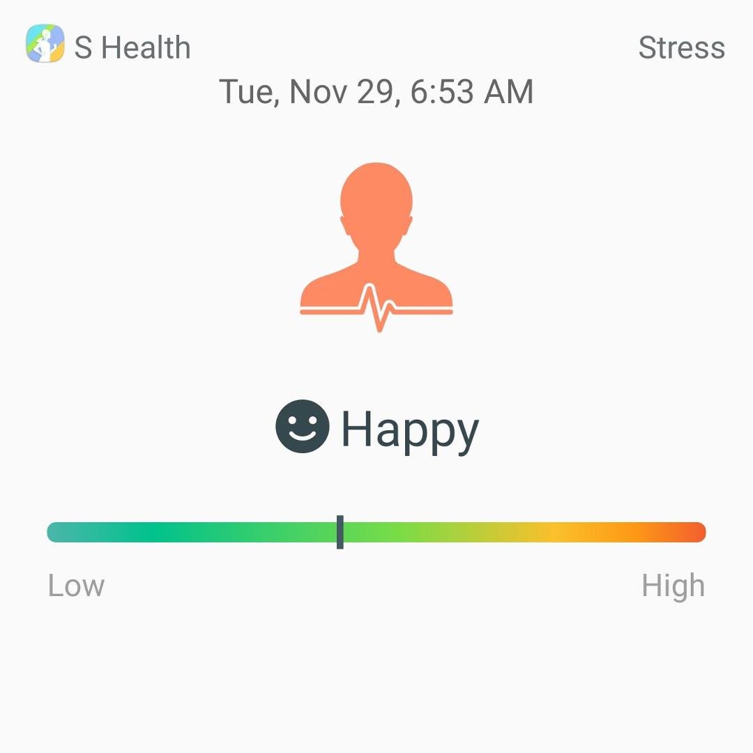 My Stress is good